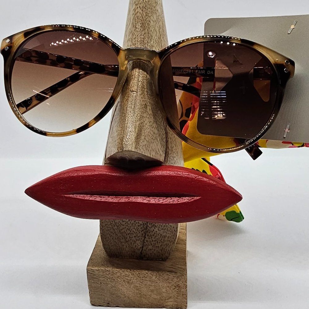 Falls Creek Round Women's Brown Sunglasses